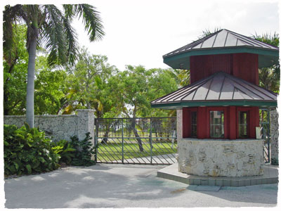 Gatehouse at Entrance to Shark Key
